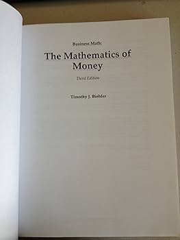 Amazon.com: The Mathematics of Money 3rd Edition